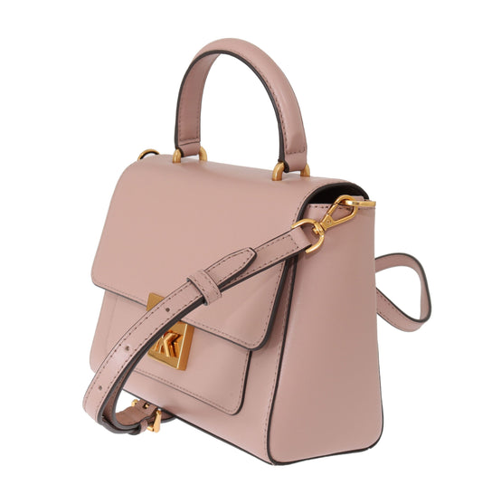 Michael Kors Elegant Pink Leather Mindy Shoulder Bag - Threads of Legacy