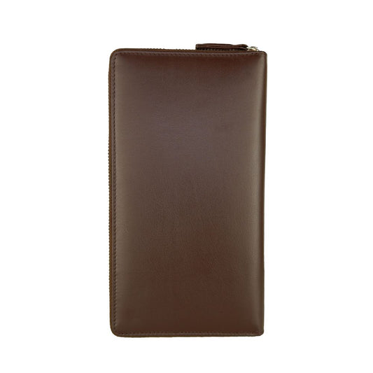 Cavalli Class Sophisticated Brown Leather Wallet - Threads of Legacy