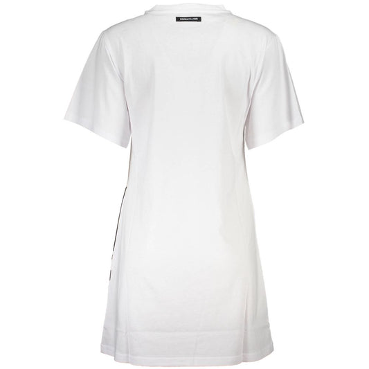 Cavalli Class White Cotton Women Dress