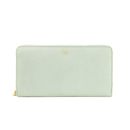 Cavalli Class Gray Calfskin Women Wallet - Threads of Legacy
